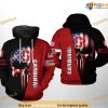 Stanford Cardinals US Flag Skull NCAA 3D Hoodie