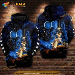 Star Wars Over Print Galaxy 3D Hoodie