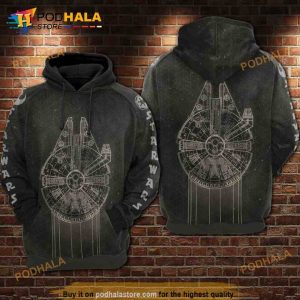 Star Wars Shirt Spaceship Over Print 3D Hoodie Sweatshirt