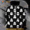 Star Wars The Troops Over Print 3D Hoodie Sweatshirt