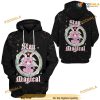 Stay Magical Baphomet Funny Over Print 3D Funny Christmas Hoodie