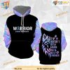 Suicide Awareness Warrior All Over Printed 3D Hoodie Sweatshirt