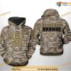 Syracuse Orange Camo Veteran NCAA 3D Hoodie