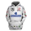 Tag heuer 3D Nacional Ayrton Sena F1 Racing Team 3D Hoodie