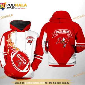 Tampa Bay Buccaneers NFL Classic 3D Hoodie Sweatshirt