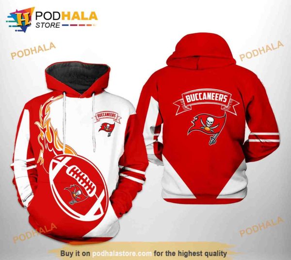 Tampa Bay Buccaneers NFL Classic 3D Hoodie Sweatshirt