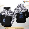 Tampa Bay Lightning NHL Camo Veteran NHL Hoodie 3D