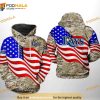 Tampa Bay Rays MLB US Flag Camo Veteran 3D Hoodie