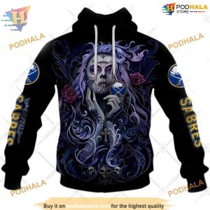 Tattoo Girl Artwork 2023 Unisex NHL Buffalo Sabres Hoodie Stylish Gear