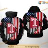 Temple Owls US Flag NCAA 3D Hoodie