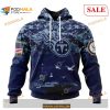 Tennessee Titans Honor US Navy Veterans Shirt NFL Hoodie 3D