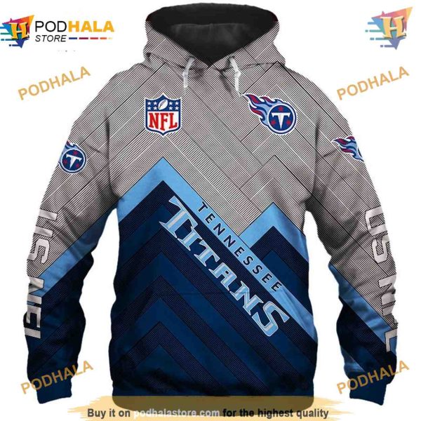 Tennessee Titans Hoodie 3D Long Sweatshirt