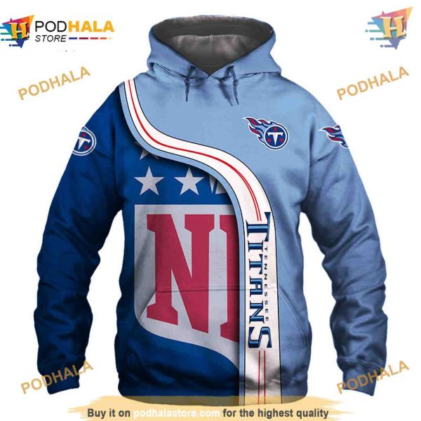 Tennessee Titans Hoodie 3D Pullover