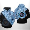 Tennessee Titans NFL Camo Team 3D Hoodie