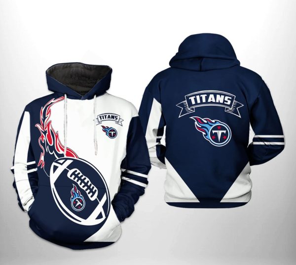 Tennessee Titans NFL Classic 3D Hoodie