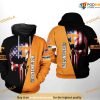 Tennessee Volunteers US Flag Skull NCAA 3D Hoodie