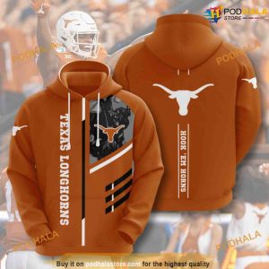 Texas Longhorns American Football NCAA 3D Hoodie