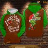 The Grinch Christmas Over Print 3D Funny Christmas Hoodie