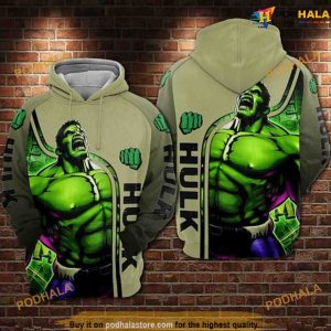 The Hug Marvel Style All Over Printing 3D Funny Christmas Hoodie