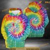 Tie Dye Love 3D Funny Christmas Hoodie