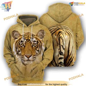 Tiger Animal Full All Over Printed Funny Costume 3D Hoodie Sweatshirt