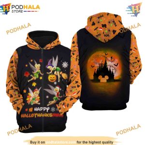 Tinker Bell Hallothankmas Printed 3D Hoodie