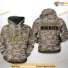 Toledo Rockets Camo Veteran NCAA 3D Hoodie