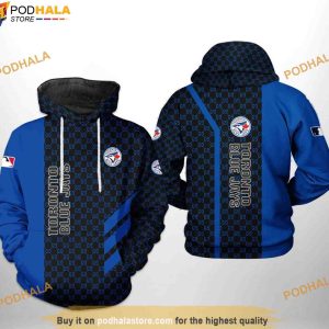 Toronto Blue Jays MLB Guccie Style 3D Hoodie