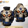 Toronto Maple Leafs NHL Skull 3D Hoodie Sweatshirt