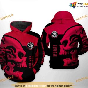 Toronto Raptors NBA Skull Team NBA Hoodie 3D