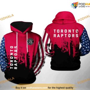 Toronto Raptors NBA Team US NBA Hoodie 3D