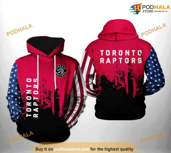 Toronto Raptors NBA Team US NBA Hoodie 3D