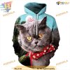 Totoro Cat Christmas 3D Hoodie