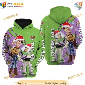 Toy Story Green Christmas Disney 3D Hoodie