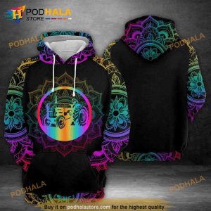 Tractor 3D Hoodie Sweatshirt All Over Print