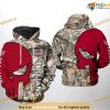 Troy Trojans Camo Veteran Hunting NCAA 3D Hoodie