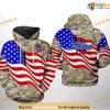 Tulsa Golden Hurricane US Flag Camo Veteran NCAA 3D Hoodie