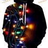 Turn Me On Light-Up Christmas 3D Hoodie