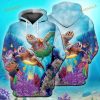 Turtle Lovers Ocean 3D Hoodie Sweatshirt All Over Print