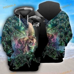 Turtle Ocean 3D Hoodie Sweatshirt All Over Print