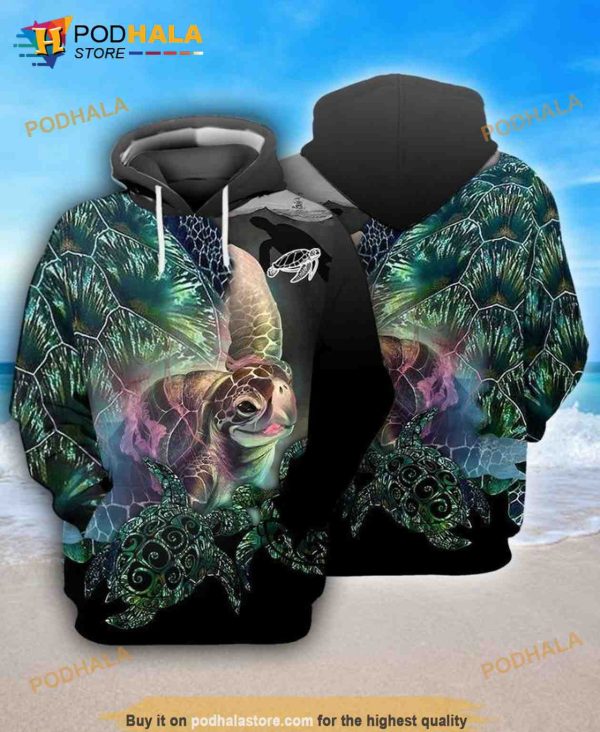 Turtle Ocean 3D Hoodie Sweatshirt All Over Print