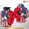 UAB Blazers US Flag NCAA 3D Hoodie