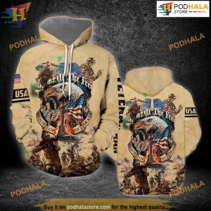 US Airforce All Over Printed 3D Hoodie Sweatshirt