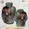 US Army Veteran American Eagle 3D Hoodie Sweatshirt