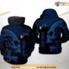 Utah Jazz NBA Skull Team NBA Hoodie 3D