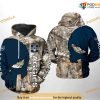 Utah State Aggies Camo Veteran Hunting NCAA 3D Hoodie