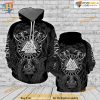 Valknut Viking All Over Printed 3D Hoodie Sweatshirt