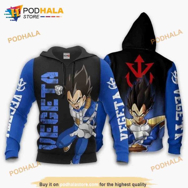 Vegeta Dragon Ball Anime Manga 3D Hoodie Sweatshirt