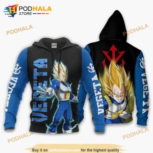 Vegeta Super Saiyan Dragon Ball Anime Manga 3D Hoodie