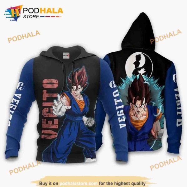 Vegito Dragon Ball Anime Manga 3D Hoodie Sweatshirt